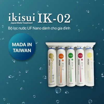 Bộ tiền xử lý nước tối ưu cho máy lọc nước ion kiềm IKISUI IK-02