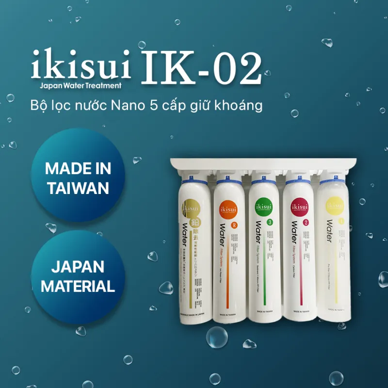 Bộ lọc nước NANO 5 cấp IKISUI IK-02
